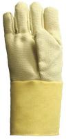 3PWJ3 Heat Resistant Gloves, Ylw, Kevlar, PR