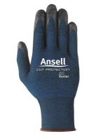 6MKL1 Cut Resistant Gloves, Blue/Black, XL, PR