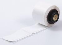 3PYL7 Label, White, Vinyl, 2 In. W