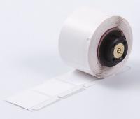 3PYR1 Label, White, Polyester, 1-1/2 In. W