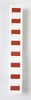 3PYU3 Raised Panel Label, Red, 1 In. W