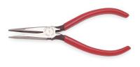 3R218 Needle Nose Plier, 5 9/16 In, Serrated
