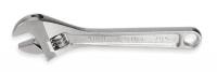 3R396 Adjustable Wrench, 18 in., Chrome, Plain