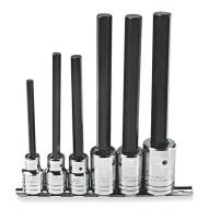 3R747 Hex Bit Socket Set, 1/2Dr, 6 Pc