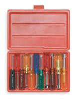 3R911 Nut Driver Set, 3/16-5/8 In, 11 Pc