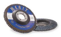 3PY87 Arbor Mount Flap Disc, 4in, 36, ExtraCoarse