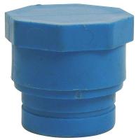 3RDE7 Cap, 1 1/2 In, No Hub, Polypropylene