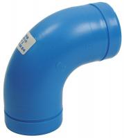 3RDT5 Elbow, 90 Deg, 1/4 Bend, 1 1/2 In, Poly