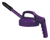 3REH5 Stretch Spout Lid, w/0.5 In Outlet, Purple