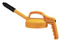 3REH7 Stretch Spout Lid, w/0.5 In Outlet, Yellow