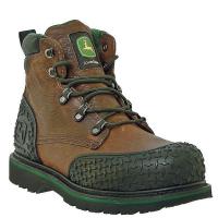 3RHK2 Work Boots, Stl, Mn, 7-1/2, Brn/Blk, 1PR