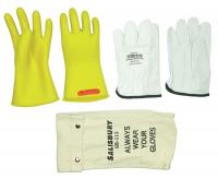 3RMY9 Electrical Glove Kit, Size 8, Yellow, PR