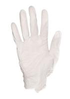 3RRE2 Disposable Gloves, Vinyl, M, Clear, PK100