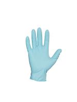 3RRE4 Disposable Gloves, Nitrile, M, Blue, PK100
