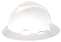 3RRL5 Hard Hat, FullBrim, Slotted, PinLk, White