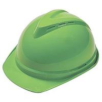 3RRU7 Hard Hat, FrtBrm, Slottd, 6Rtcht, Lime Grn