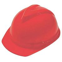 3RRU8 Hard Hat, FrtBrim, Slttd, 6Rtcht, Hi-Viz Org