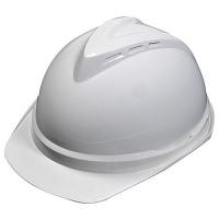 3RRV1 Hard Hat, FrtBrim, Slotted, 6Rtcht, White