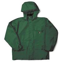 3RRV7 Rain Jacket with Detachable Hood, Green, S