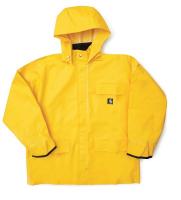 3RRW5 Rain Jacket w/ Detachable Hood, Yellow, S