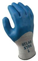 3RUF5 Coated Gloves, M, Blue/Gray, PR