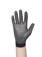6JZU1 Coated Gloves, XXL, Black, PR