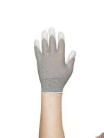 3RUH5 Coated Gloves, Gray/White, L, PR
