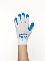 3RUJ8 Coated Gloves, M, Blue/White, PR