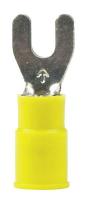 3RWK8 Fork Terminal, Yellow, 12 to 10 AWG, PK50