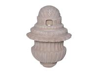 3RYZ1 Smoking Receptacle, Wall Mount, Roman