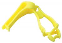 3RZR8 Glove Clip With Belt Clip, Lime, 2 In. D