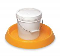 3TAW1 Spill Tray, 2-1/4 In. H, Yellow, 2 gal.