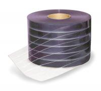 3TB40 Vinyl Strip Roll, 150Ft, -30to150F, Ribbed