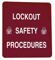 3TCK7 Lockout Procedure Binder Red