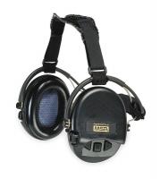 3THH9 Electronic Ear Muff, 18dB, Over-the-H, Bk