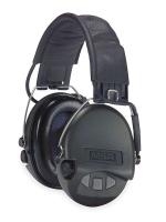 3THJ1 Electronic Ear Muff, 19dB, Over-the-H, Bk