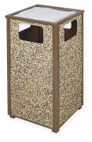 3THU2 Ash/Trash, Stone Panel, Sand Urn, 24G, Brown