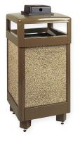3THU5 Waste Receptacle, Hinged, Weather Urn, 29G