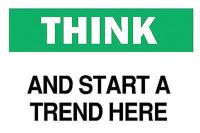 3TL35 Notice Sign, 7 x 10In, GRN and BK/WHT, ENG