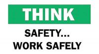 3TL62 Safety Sign 7&quot; X 10&quot;