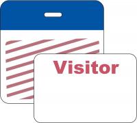 3TLU5 Clip/Badge, 1 Week, Blue/White, PK 500