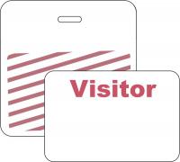 3TLU8 Clip/Badge, 1 Week, White, PK 500