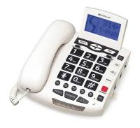 3TML4 Telephone, Corded, White