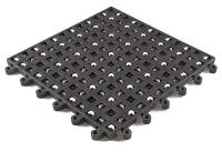 12H392 Modular Tile, PVC, Open Grid, 18x18 In, PK10