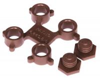3TTK9 Side Connector, Brown, For Non-36 In Mat