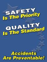 3TZE8 Safety Poster, 24 x 18In, FLEX PLSTC, ENG