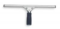 3U425 Squeegee, Black/Silver, 18 In. L, Rubber