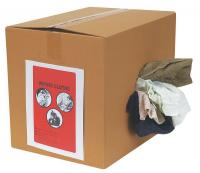 3U591 Shop Towels, All Porpose, Cotton, 25 lb Box