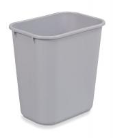 3U634 Wastebasket, Medium, Gray, 7 gal.