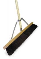 1VAD2 Wide Broom Brace, Mtl, Silver, 12-1/2 In L